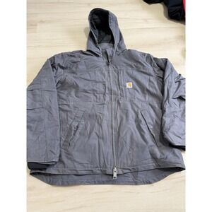 Carhartt Men's Light Grey Loose Fit Insulated Jacket Model OJ2207-M Size XL